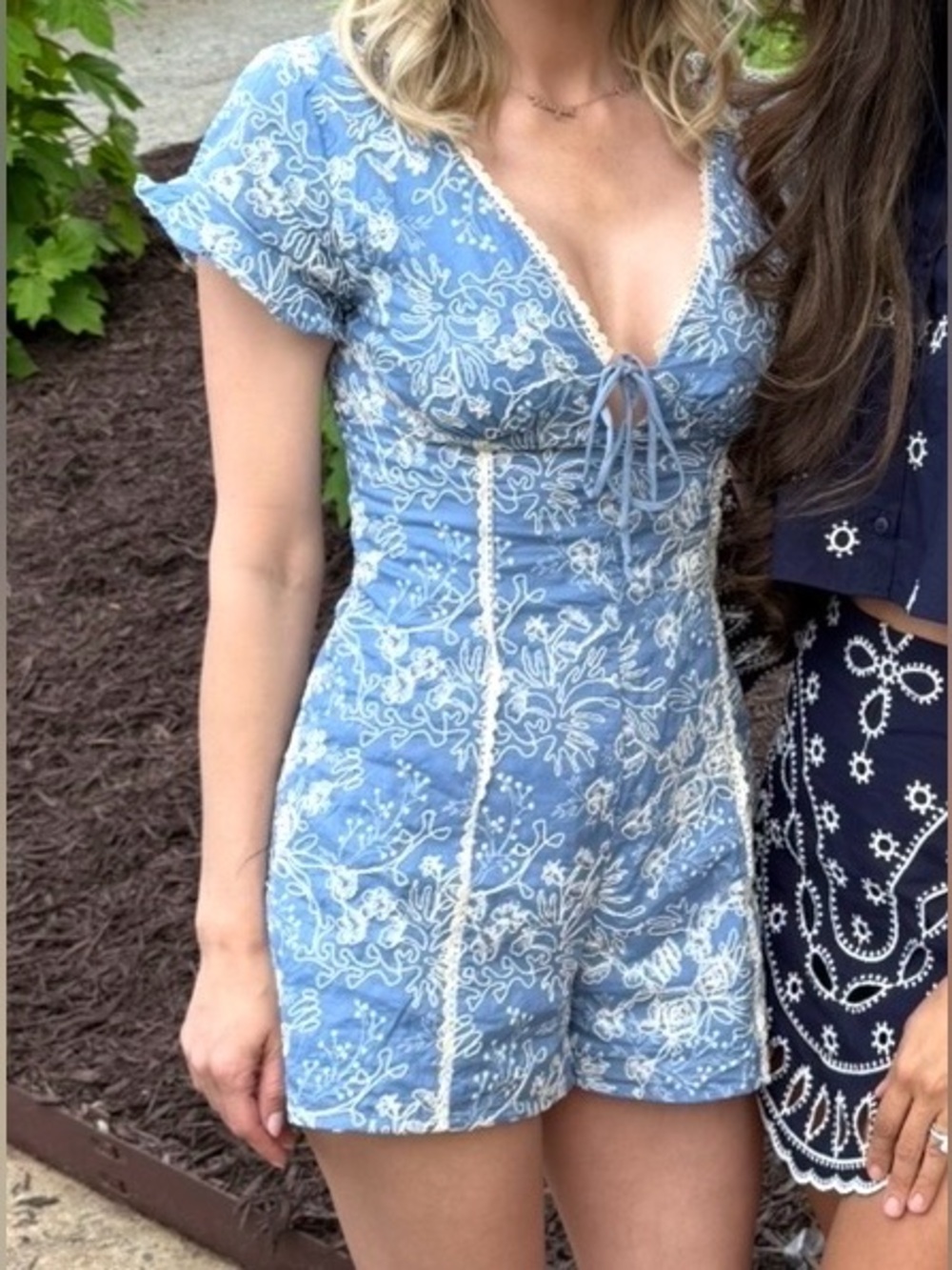 Papermoon Lace Trimmed Romper